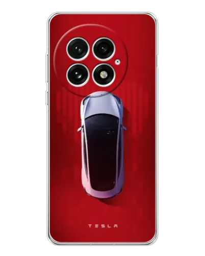 Чехол для OnePlus 13 с картинкой «Tesla Top View» Чехол для OnePlus 13 с картинкой «Tesla Top View»