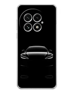 Чехол для OnePlus 13 с картинкой «Силуэт Tesla Night»