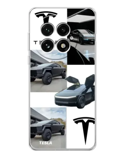 Чехол для OnePlus 13 с картинкой «Коллаж Cybertruck Tesla» Чехол для OnePlus 13 с картинкой «Коллаж Cybertruck Tesla»