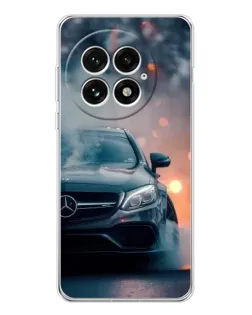 Чехол для OnePlus 13 с картинкой «Mercedes — ночной город»