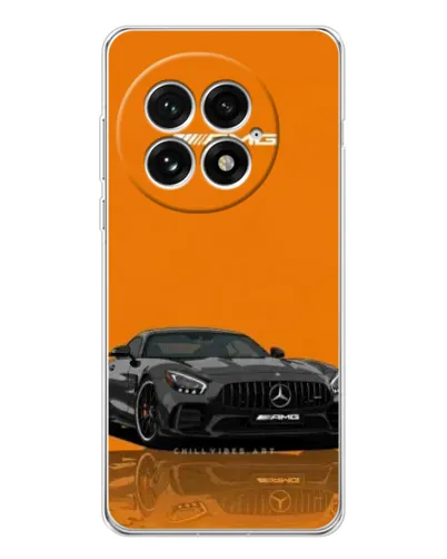 Чохол для OnePlus 13 з картинкою «Помаранчевий Mercedes AMG»