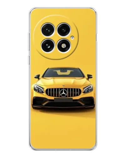 Чохол для OnePlus 13 з картинкою «Жовтий Mercedes GT»