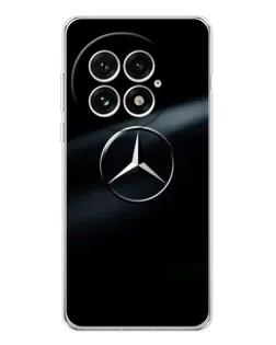 Чехол для OnePlus 13 с картинкой «Mercedes на металле» Чехол для OnePlus 13 с картинкой «Mercedes на металле»
