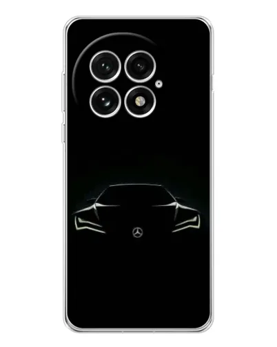 Чехол для OnePlus 13 с картинкой «Mercedes — силуэт авто» Чехол для OnePlus 13 с картинкой «Mercedes — силуэт авто»