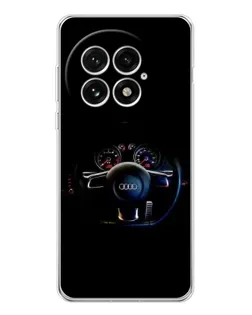 Чехол для OnePlus 13 с картинкой «Салон Audi — руль»