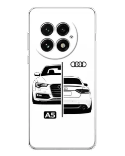 Чехол для OnePlus 13 с картинкой «Audi — контрастный дизайн»