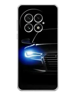 Чехол для OnePlus 13 с картинкой «Неоновый взгляд Audi»