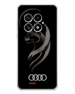 Чехол для OnePlus 13 с картинкой «Графика — пантера и Audi»