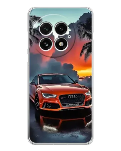 Чохол для OnePlus 13 з картинкою «Audi — захід сонця»