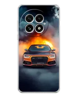Чехол для OnePlus 13 с картинкой «Audi в огненном дыму»