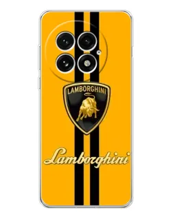 Чехол для OnePlus 13 с картинкой «Lamborghini Stripe желтый»