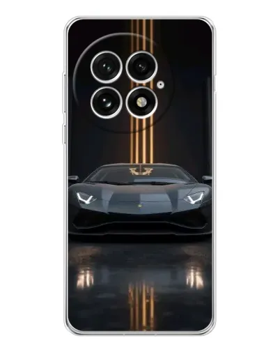 Чехол для OnePlus 13 с картинкой «Lamborghini золотые линии» Чехол для OnePlus 13 с картинкой «Lamborghini золотые линии»