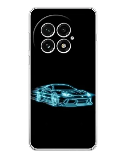 Чехол для OnePlus 13 с картинкой «Неоновый контур Lamborghini» Чехол для OnePlus 13 с картинкой «Неоновый контур Lamborghini»