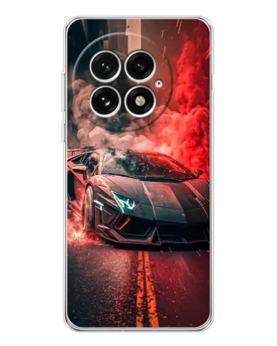 Чехол для OnePlus 13 с картинкой «Lamborghini красный дым» Чехол для OnePlus 13 с картинкой «Lamborghini красный дым»