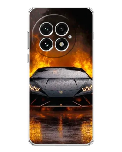 Чехол для OnePlus 13 с картинкой «Lamborghini в огне» Чехол для OnePlus 13 с картинкой «Lamborghini в огне»