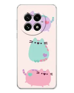 Чохол для OnePlus 13 з картинкою «Pusheen тріо»