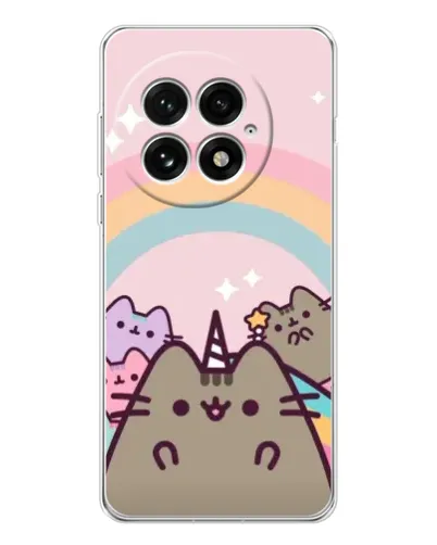 Чехол для OnePlus 13 с картинкой «Единорог Pusheen» Чехол для OnePlus 13 с картинкой «Единорог Pusheen»