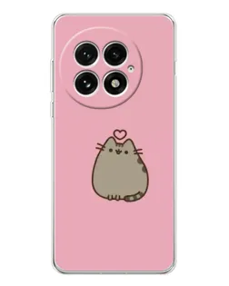 Чохол для OnePlus 13 з картинкою «Pusheen серце»