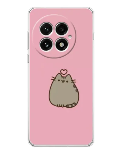 Чехол для OnePlus 13 с картинкой «Pusheen сердце» Чехол для OnePlus 13 с картинкой «Pusheen сердце»