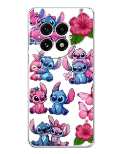 Чехол для OnePlus 13 с картинкой «Стикеры Stitch и Angel»