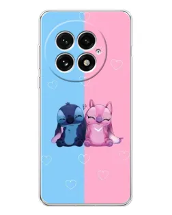 Чехол для OnePlus 13 с картинкой «Stitch и Angel Love»