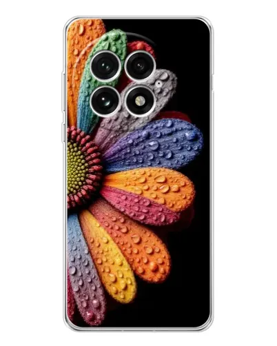 Чехол для OnePlus 13 с картинкой «Радужный цветок» Чехол для OnePlus 13 с картинкой «Радужный цветок»