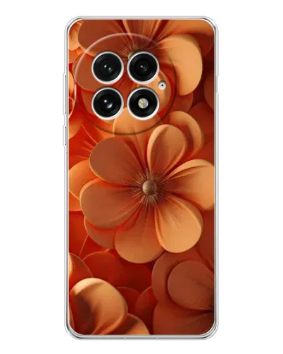 Чехол для OnePlus 13 с картинкой «Оранжевый макро цветок» Чехол для OnePlus 13 с картинкой «Оранжевый макро цветок»