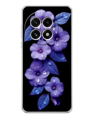 Чехол для OnePlus 13 с картинкой «Фиолетовые цветы с росою» Чехол для OnePlus 13 с картинкой «Фиолетовые цветы с росою»