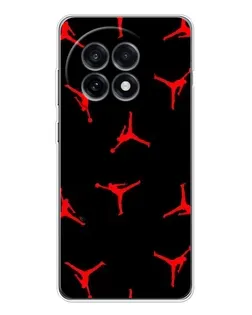 Чохол для OnePlus 13R з картинкою «Jordan Red Pattern» Чохол для OnePlus 13R з картинкою «Jordan Red Pattern»