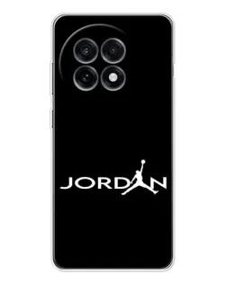 Чохол для OnePlus 13R з картинкою «Jordan White Logo»