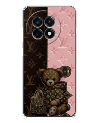 Чохол для OnePlus 13R з картинкою «Ведмедик у стилі LV» Чохол для OnePlus 13R з картинкою «Ведмедик у стилі LV»