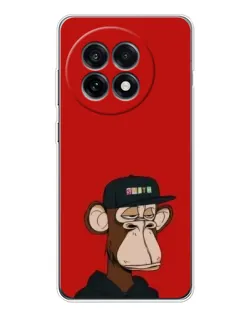 Чохол для OnePlus 13R з картинкою «Bored Ape — червоний фон» Чохол для OnePlus 13R з картинкою «Bored Ape — червоний фон»