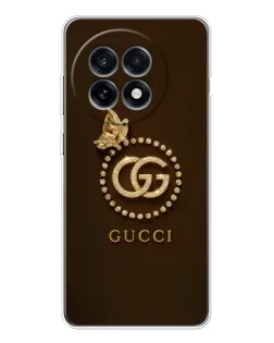 Чохол для OnePlus 13R з картинкою «Gucci — золотий метелик» Чохол для OnePlus 13R з картинкою «Gucci — золотий метелик»