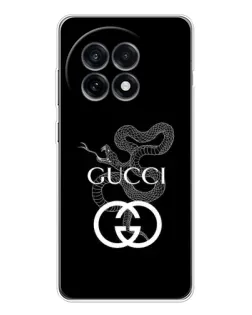 Чохол для OnePlus 13R з картинкою «Gucci — срібна змія» Чохол для OnePlus 13R з картинкою «Gucci — срібна змія»