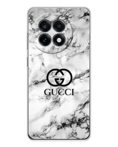 Чохол для OnePlus 13R з картинкою «Gucci — мармуровий шик»