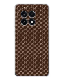 Чохол для OnePlus 13R з картинкою «Gucci — шоколадна сітка» Чохол для OnePlus 13R з картинкою «Gucci — шоколадна сітка»