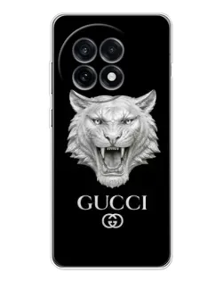 Чохол для OnePlus 13R з картинкою «Gucci — срібний лев» Чохол для OnePlus 13R з картинкою «Gucci — срібний лев»