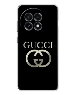 Чохол для OnePlus 13R з картинкою «Gucci — золото на чорному» Чохол для OnePlus 13R з картинкою «Gucci — золото на чорному»
