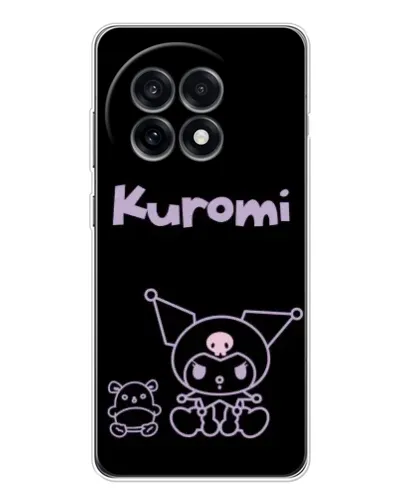 Чохол для OnePlus 13R з картинкою «Kuromi — чорний мінімалізм» Чохол для OnePlus 13R з картинкою «Kuromi — чорний мінімалізм»