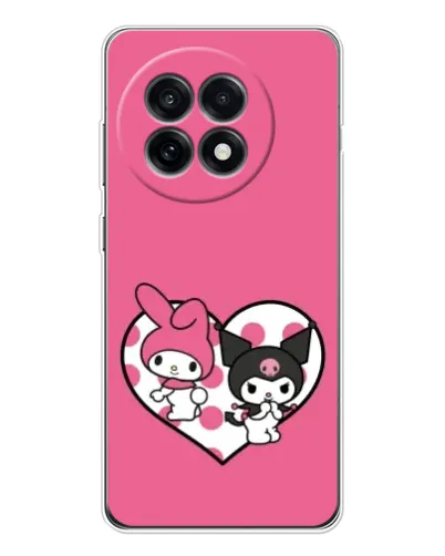 Чохол для OnePlus 13R з картинкою «Kuromi та My Melody» Чохол для OnePlus 13R з картинкою «Kuromi та My Melody»