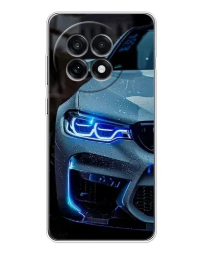 Чохол для OnePlus 13R з картинкою «Погляд BMW з синіми фарами»