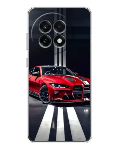 Чохол для OnePlus 13R з картинкою «Червона BMW на дорозі»