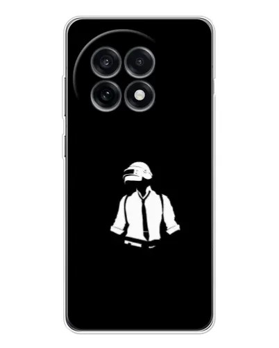 Чохол для OnePlus 13R з картинкою «PUBG — білий шолом»