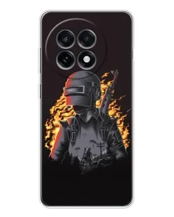Чохол для OnePlus 13R з картинкою «PUBG — вогняний силует»