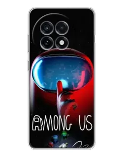 Чохол для OnePlus 13R з картинкою «Червоний імпостер — макро» Чохол для OnePlus 13R з картинкою «Червоний імпостер — макро»