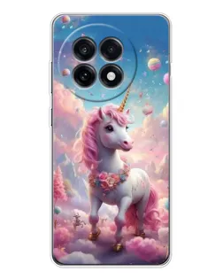 Чохол для OnePlus 13R з картинкою «Єдиноріг серед хмар»