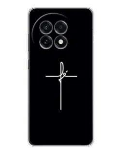 Чехол для OnePlus 13R с картинкой «Тонкий крест» Чехол для OnePlus 13R с картинкой «Тонкий крест»