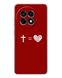 Чехол для OnePlus 13R с картинкой «Уравнение любви» Чехол для OnePlus 13R с картинкой «Уравнение любви»