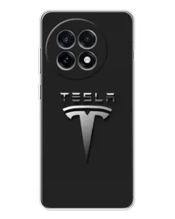 Чохол для OnePlus 13R з картинкою «Сталевий логотип Tesla» Чохол для OnePlus 13R з картинкою «Сталевий логотип Tesla»