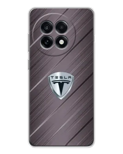 Чохол для OnePlus 13R з картинкою «Металева текстура Tesla» Чохол для OnePlus 13R з картинкою «Металева текстура Tesla»